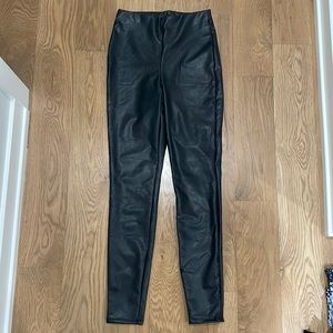 Brand new Express faux leather leggings, size xs